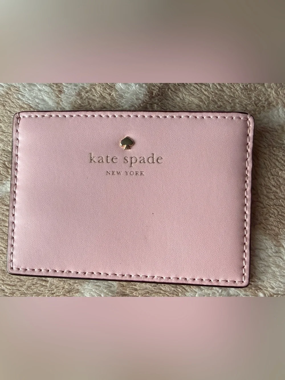 Kate spade pink card holder NWOT